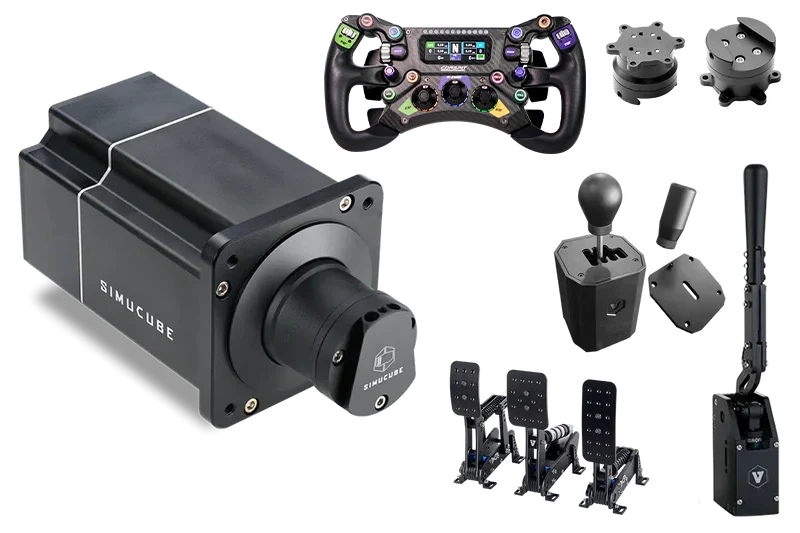 Bundle - Wheelbase, Wheel, Pedal Set, Shifter and Handbrake