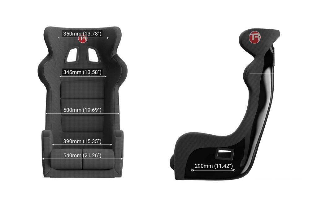 GT-Pro Fixed Fiberglass Sim Racing Seat